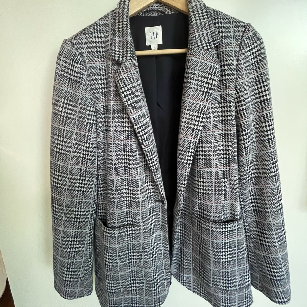 Gap Plaid Blazer Size 4